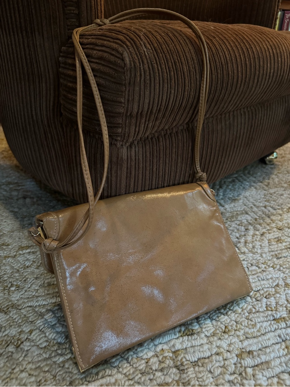 Vintage Women’s Tan Shoulder Bag - Picture 3 of 5